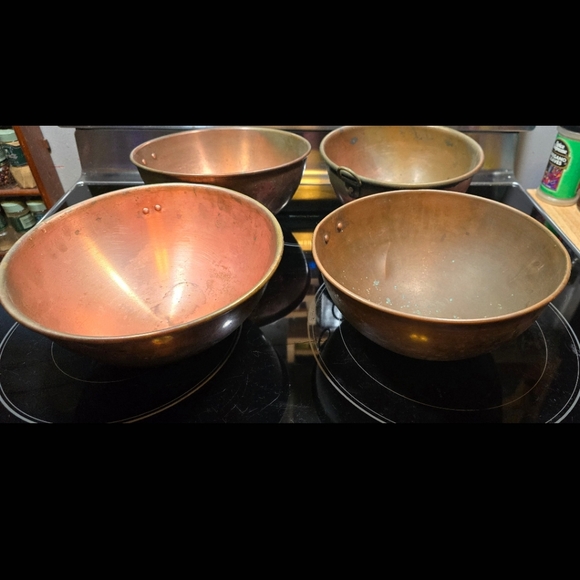 Copper Mixing Bowls - Picture 2 of 3